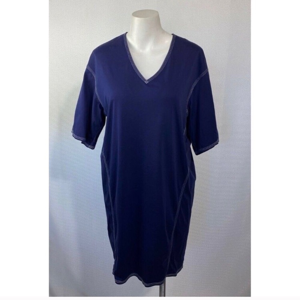 & Other Stories Stockholm Atelier Shift Dress Blue